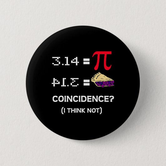Pi Day 3.15 Piシンボル科学および数学先生Gif 缶バッジ (正面)