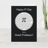 Pi Day Circle教授 カード (正面)