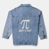 Pi Day Denim Jacket for Women - スタイリッシュ Math Lover デニムジャケット (裏面)