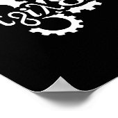 Pi Day Enginerdエンジニアメカニカルギア ポスター (角)