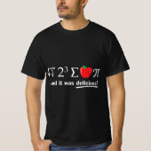 Pi Day I Eight Sum Apple Pi Funny Math Pun  Tシャツ (正面)