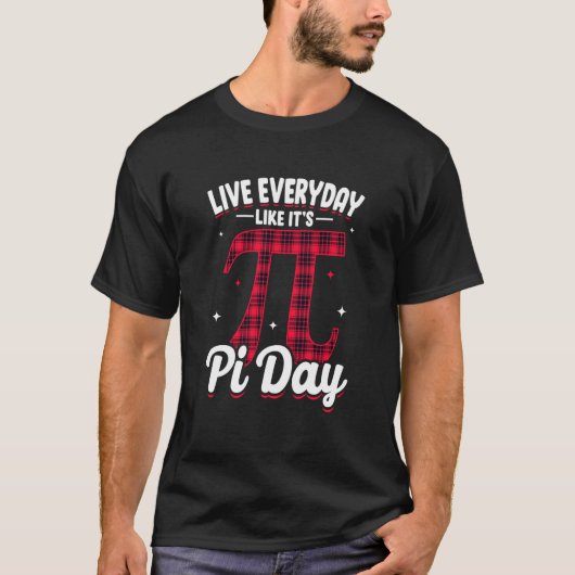Pi Day Live毎日のようにPi Day Math 14 Marc Tシャツ (正面)