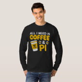 Pi Day Math Coffee  Geometry Calculus Trigonometry Tシャツ (正面フル)
