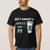 Pi Day Math Coffee Lover Geometry Calculus Trigono Tシャツ (正面)