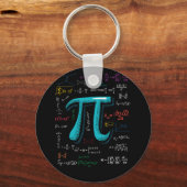 Pi Day Math Equation Mathematic Teacher Student キーホルダー (正面)