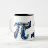 Pi Day Mug 3.14 – Funny Math Lover Gift –Nerd Coff ツートーンマグカップ (正面左)