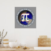 Pi Day on Earth – 数学ポスター ポスター (キッチン)