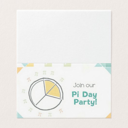 Pi Day Party Invitation (外部フラット)