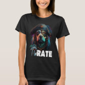 Pi Day Pi rate Dog 314 Funny Math Science Teacher  Tシャツ (正面)