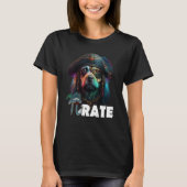 Pi Day Pi rate Dog 314 Math Science Teacher Dog Pi Tシャツ (正面)
