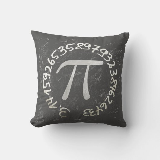 Pi Day PiDay Chalkboard教育 クッション (正面)