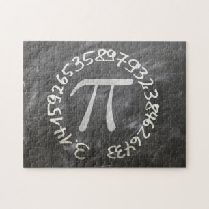 Pi Day PiDay Chalkboard教育 ジグソーパズル
