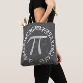 Pi Day PiDay Chalkboard教育 トートバッグ (クローズアップ)