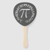 Pi Day PiDay Chalkboard教育 ハンドファン (正面)