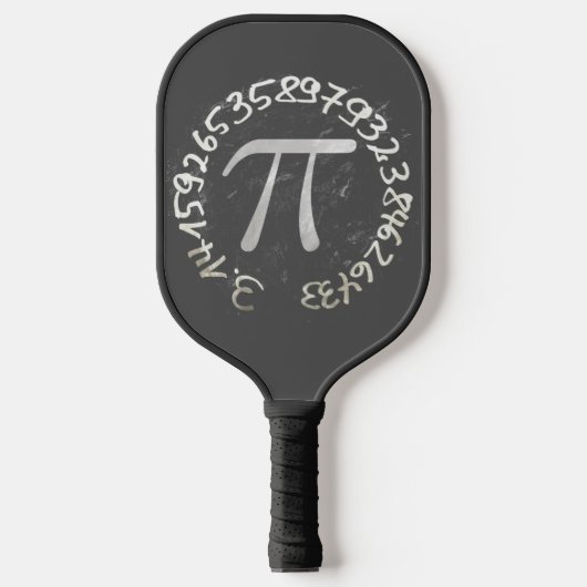 Pi Day PiDay Chalkboard教育 ピックルボールラケット (正面)