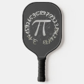 Pi Day PiDay Chalkboard教育 ピックルボールラケット (裏面)