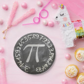 Pi Day PiDay Chalkboard教育 ペーパープレート (パーティー)