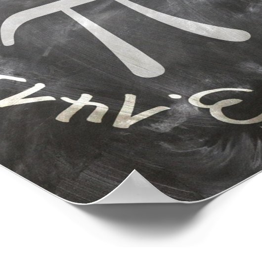 Pi Day PiDay Chalkboard教育 ポスター (角)