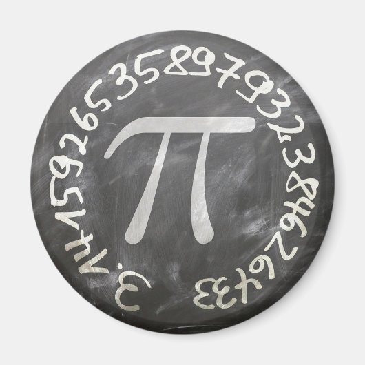 Pi Day PiDay Chalkboard教育 マグネット (正面)