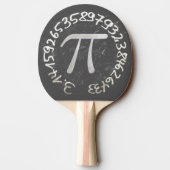 Pi Day PiDay Chalkboard教育 卓球ラケット (裏面)