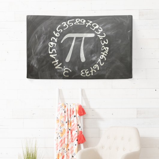 Pi Day PiDay Chalkboard教育 横断幕 (インサイチュ)