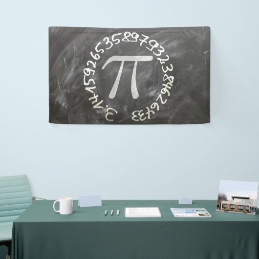 Pi Day PiDay Chalkboard教育 横断幕 (トレードショー)