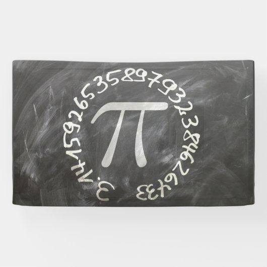 Pi Day PiDay Chalkboard教育 横断幕 (横)