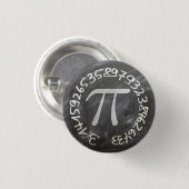 Pi Day PiDay Chalkboard教育 缶バッジ (正面&裏面)