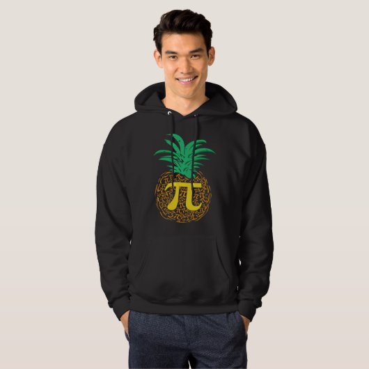 Pi Day Pineapple Math  Teacher 3 14 Symbol Mathema パーカ (正面フル)