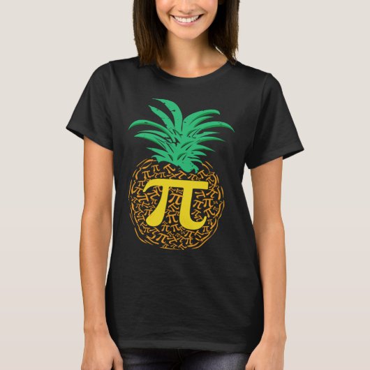 Pi Day Pineapple Math  Teacher 3 14 Symbol Mathema Tシャツ (正面)
