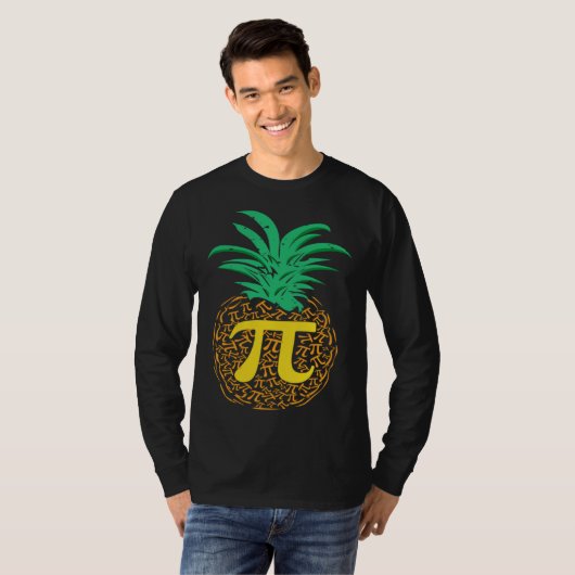 Pi Day Pineapple Math  Teacher 3 14 Symbol Mathema Tシャツ (正面フル)