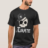 Pi Day Pirate  3 14 Math Geek Cool Pi Teacher Pres Tシャツ (正面)