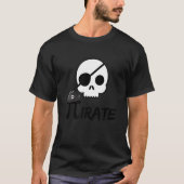 Pi Day Pirate 3 14 Math Geek Cool Pi Teacher Pres Tシャツ (正面)