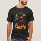 Pi Day Pirate Cat 3 14  Math Science Teacher Pi ra Tシャツ (正面)