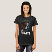 Pi Day Pirate Dog 3 14 Funny Math Science Teacher  Tシャツ (正面フル)