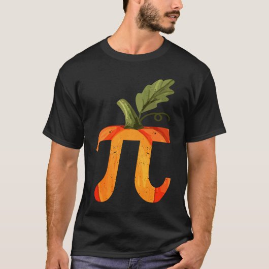 Pi Day Pumpkin Pie Math  Spooky Halloween Maths Tシャツ (正面)