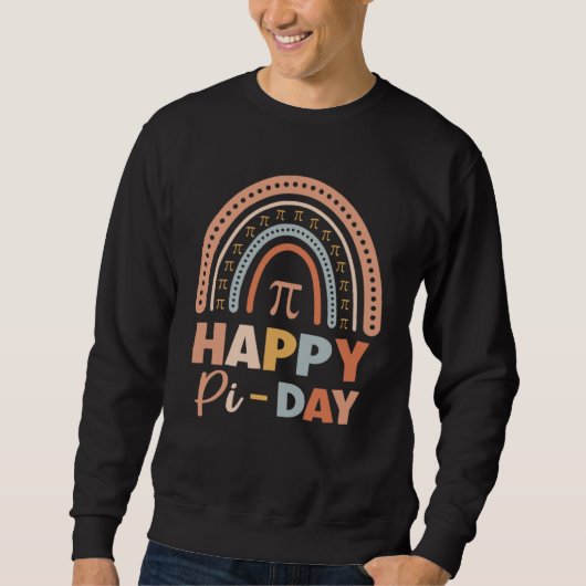 Pi Day Rainbow Pi スウェットシャツ (正面)