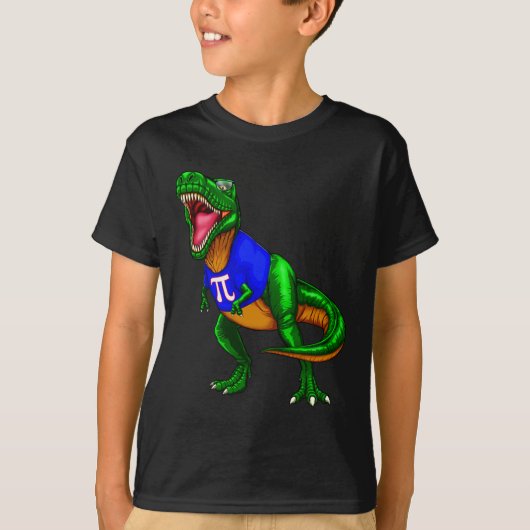 Pi Day Rex Dinosaur T Shirt Math Gift Men Women Ki Tシャツ (正面)