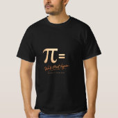 Pi Day Shirt – PI = We’ll Meet Again – Modern Math Tシャツ (正面)