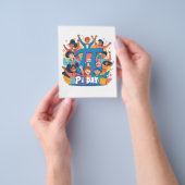 Pi Day Squad Celebration Design チラシ (手)