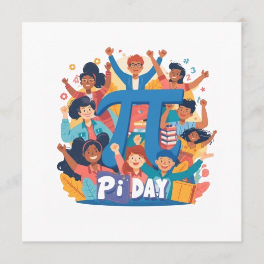 Pi Day Squad Celebration Design メニュー (正面)