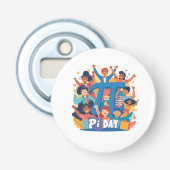 Pi Day Squad Celebration Design 栓抜き (正面)