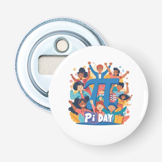Pi Day Squad Celebration Design 栓抜き (正面)