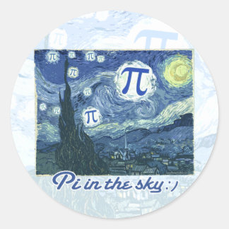 Pi in the Sky ラウンドシール