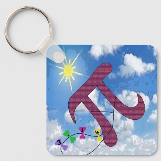 Pi in the Sky Keychain キーホルダー (正面)