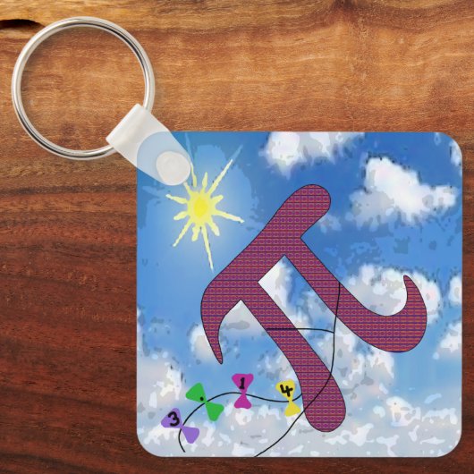 Pi in the Sky Keychain キーホルダー (正面)