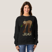 Pi Jama 3 14 Pi番号科学シンボルSloth Mat スウェットシャツ (正面フル)