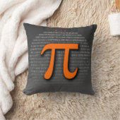 「Pi-llow」 Pi装飾用クッションv2: >750桁 クッション (ブランケット)