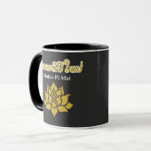 Pi Mai Lao – Lao New Year Celebration Lotus Design マグカップ (正面左)