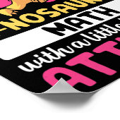 Pi Math Mathematics Dinosaur Dino Pi Day  ポスター (角)